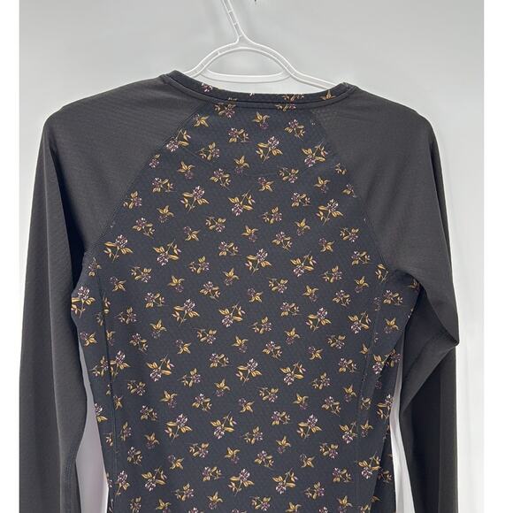 Patagonia Capilene Midweight Crew Top baselayer from cool to cold size S floral - Picture 6 of 9
